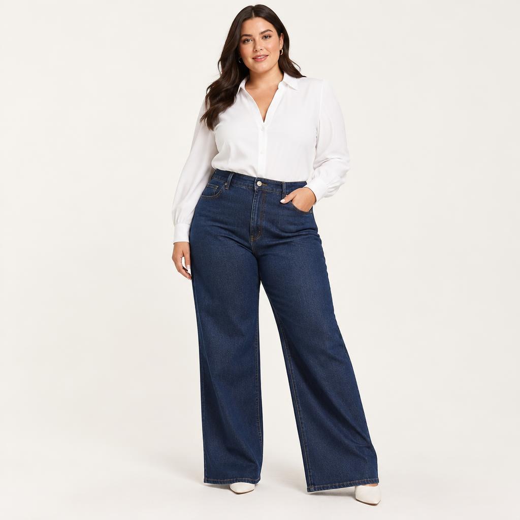 Calça Jeans Feminina Plus