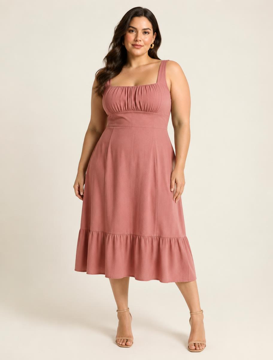 Vestido Midi Curvas